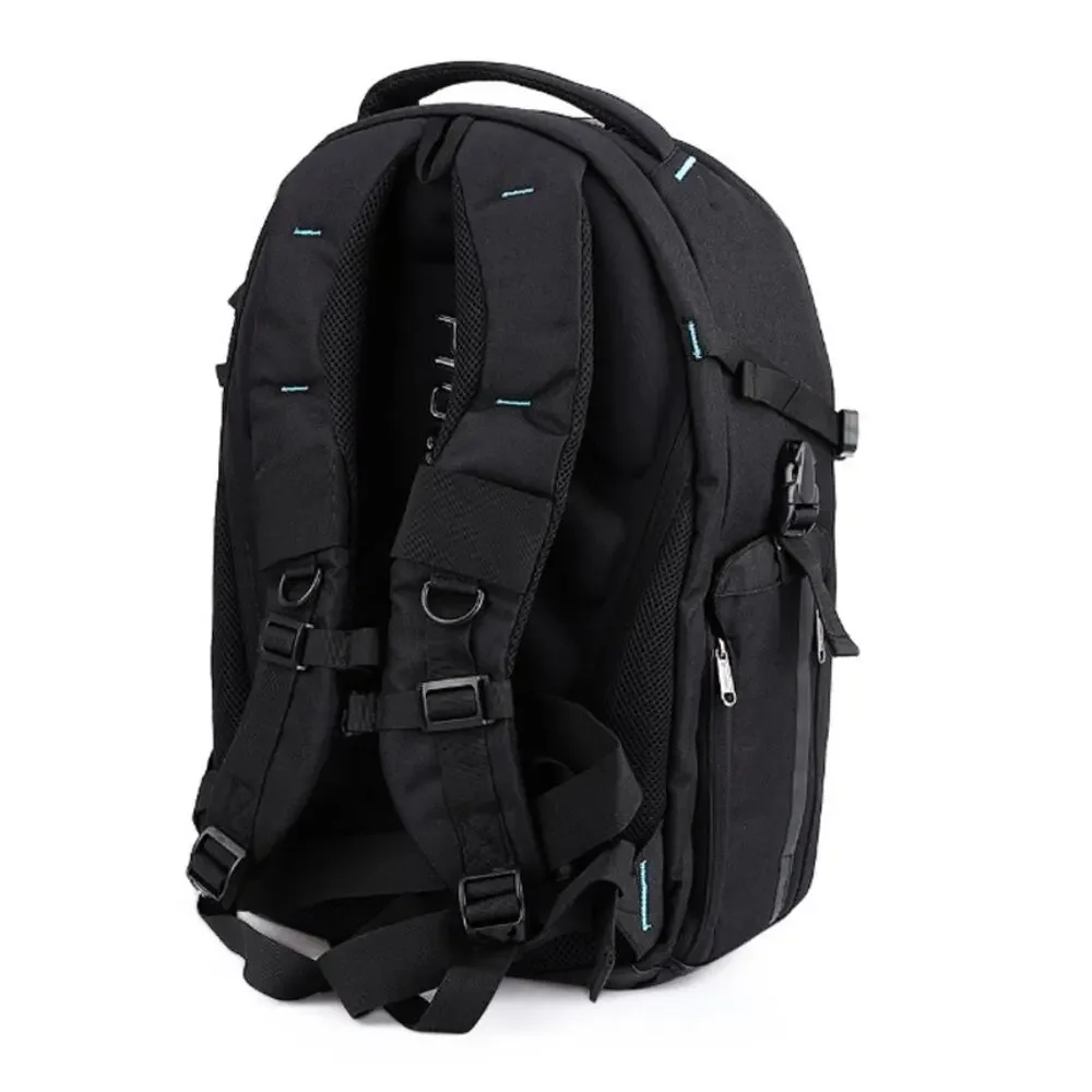 Prowell DC21948 DSLR Camera Backpack Black Padded Adjustable Dividers Techwear